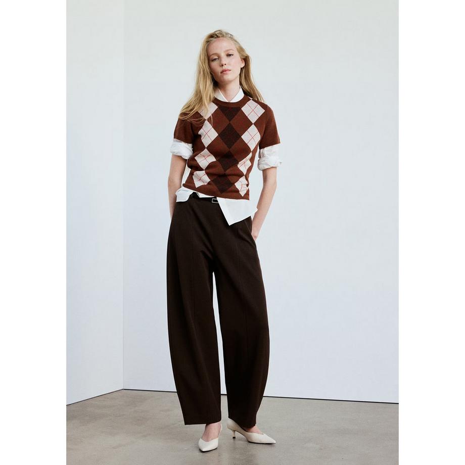 MANGO BARBELT Pantalon à jambes larges  