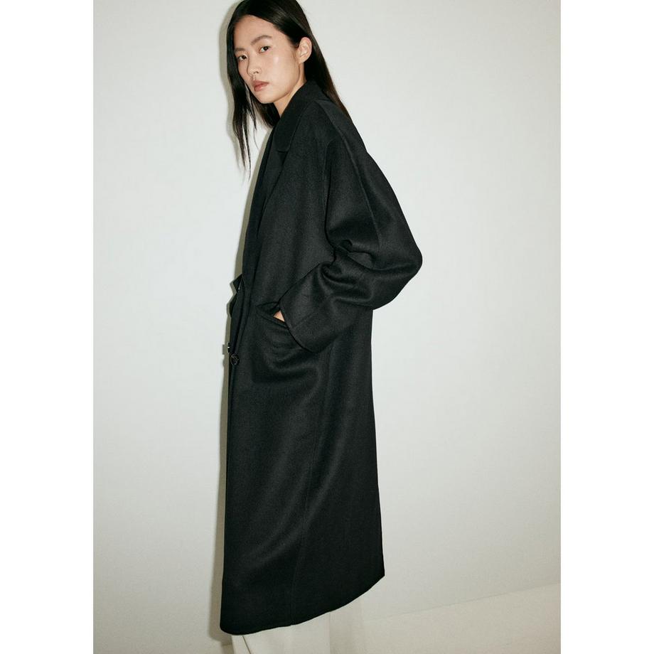 MANGO Picarol Cappotto lungo doppiopetto  