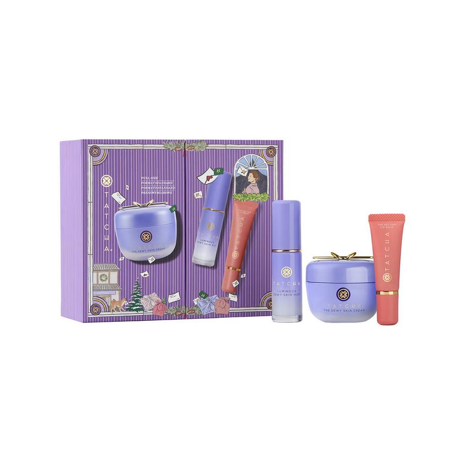 2026 Holiday Dewy Skin & Glossy Lips Set - Cofanetto scoperta