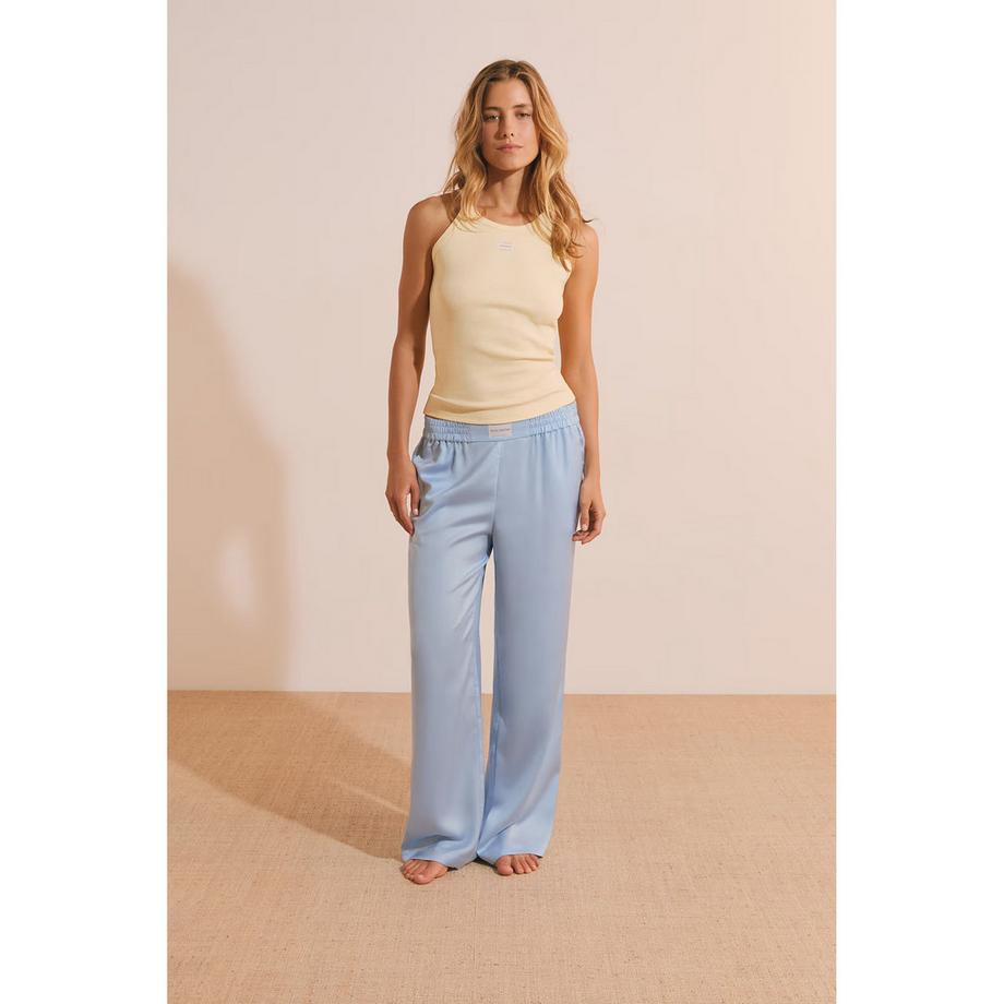 Etam BRUNE Pantaloni a Gamba Larga  