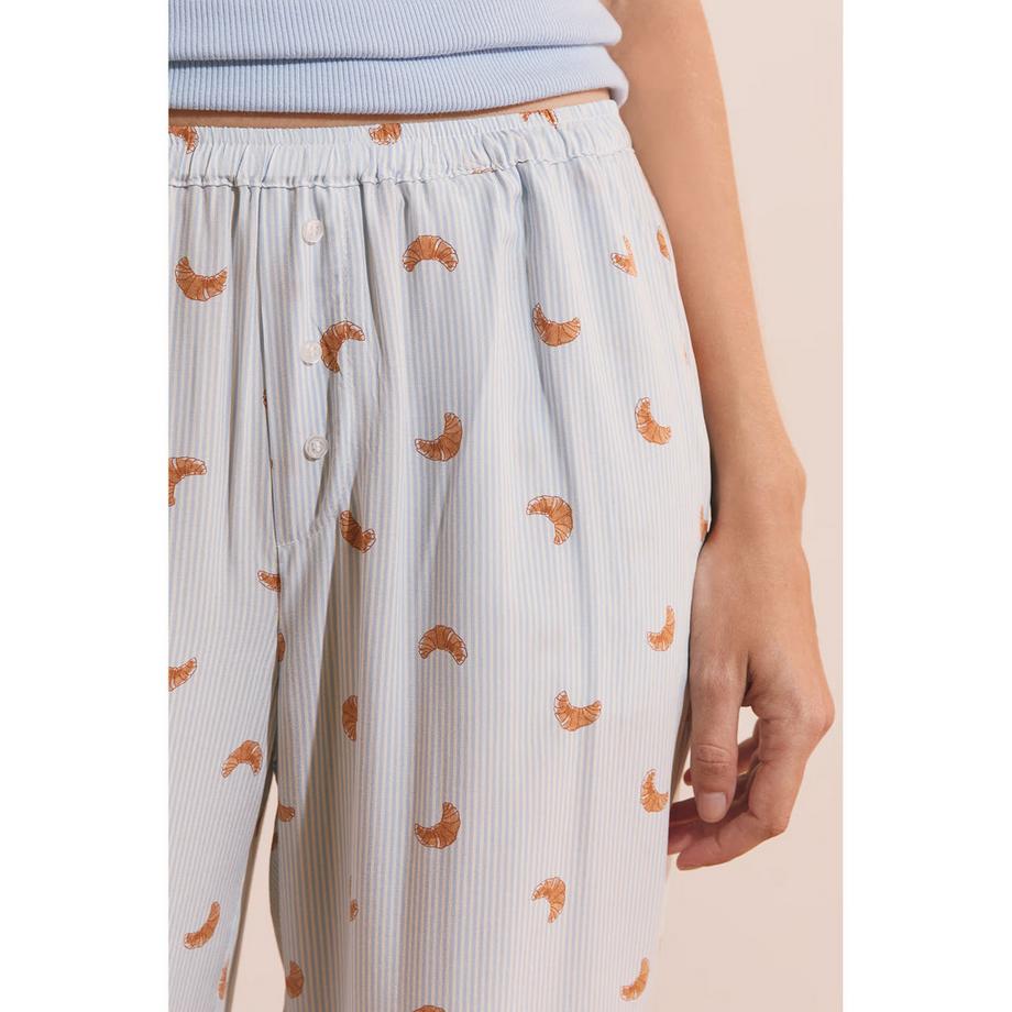 Etam BAYLA Pantaloni a gamba larga con stampa croissant  