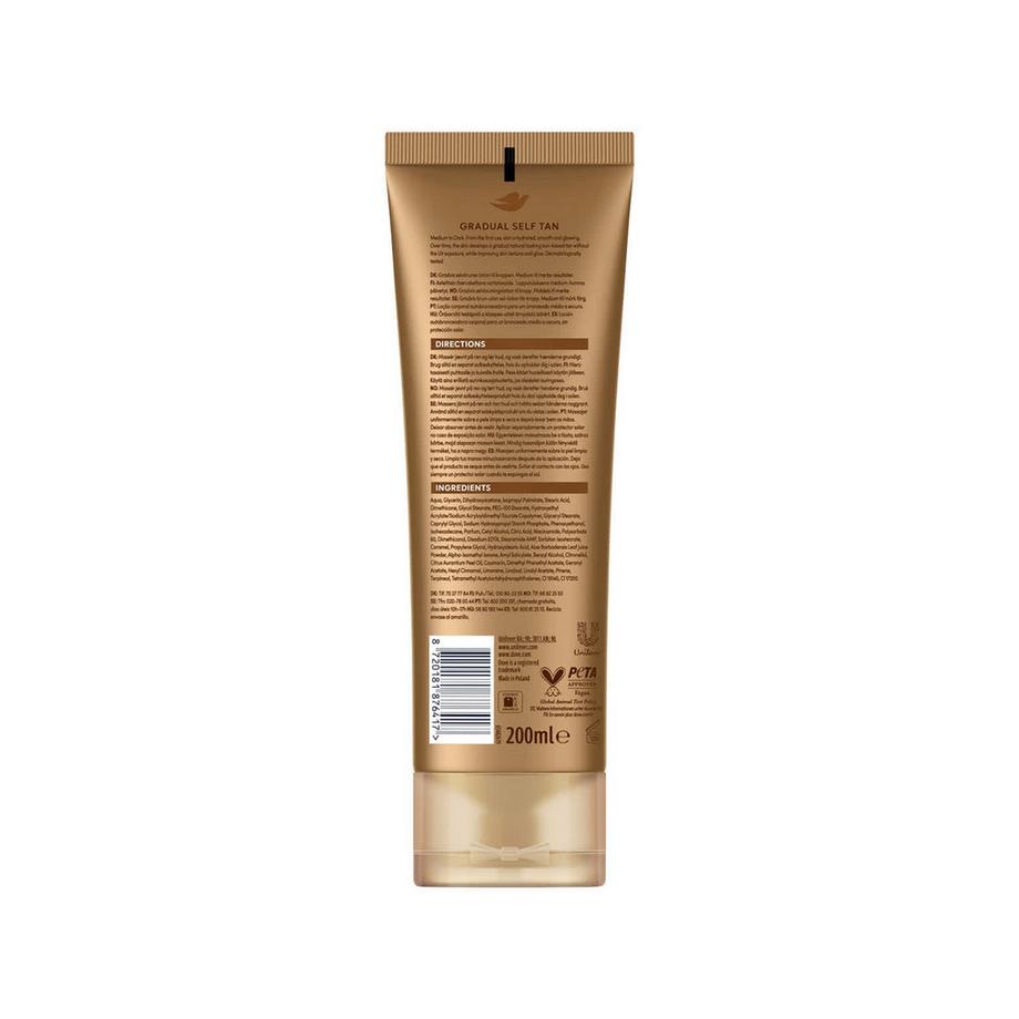 Dove  Sunless Tan Body Serum medium-dark 