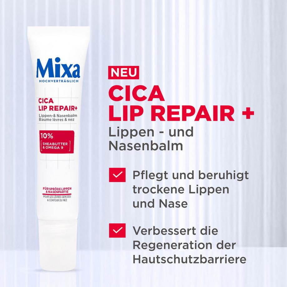 Mixa  Baume lèvres & nez Cica Lip Repair+ 