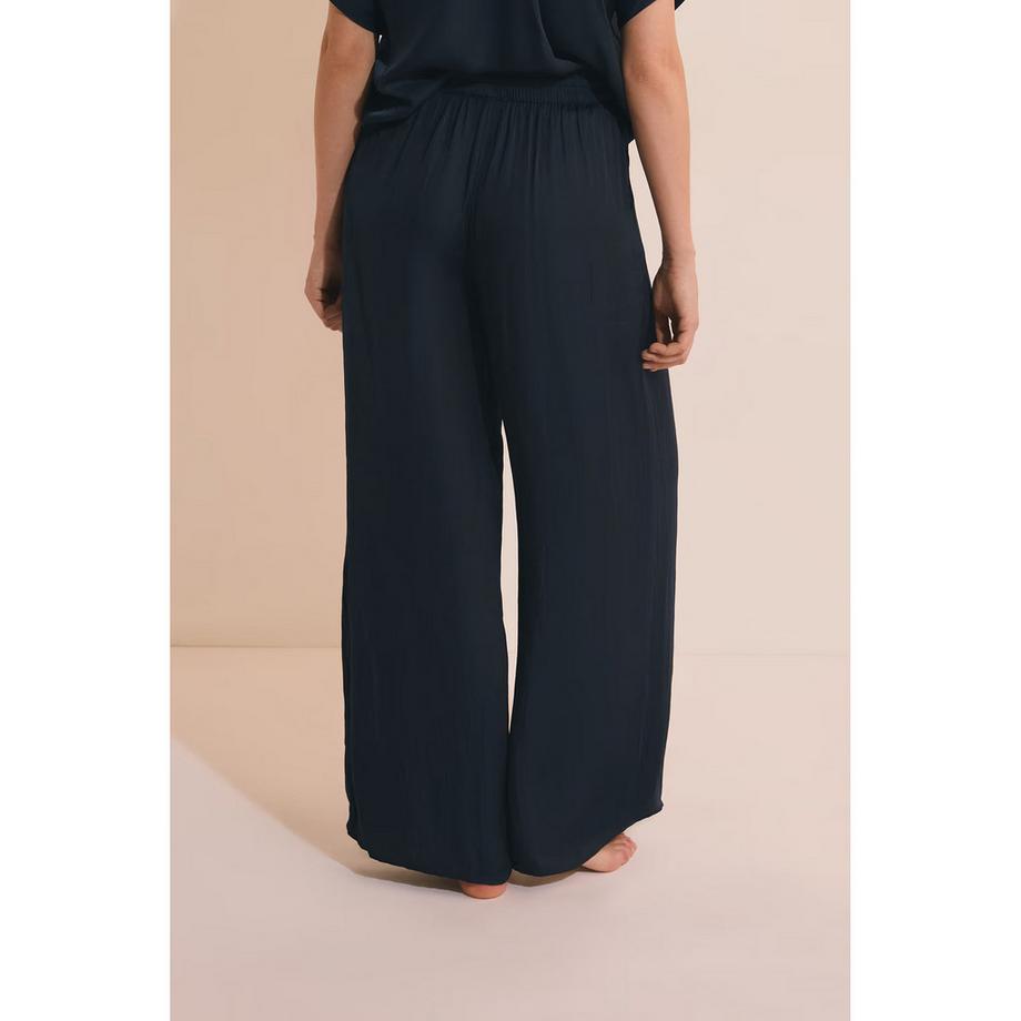 Etam Pantaloni Larghi Satinati con Coulisse  