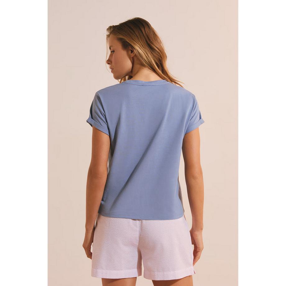 Etam BENNIE T-Shirt mit Croissant-Print Kurzarm  