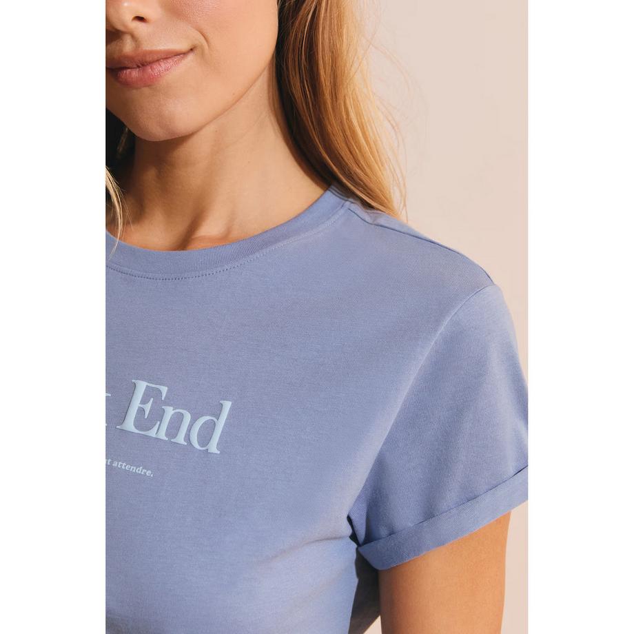 Etam BENNIE T-Shirt mit Croissant-Print Kurzarm  