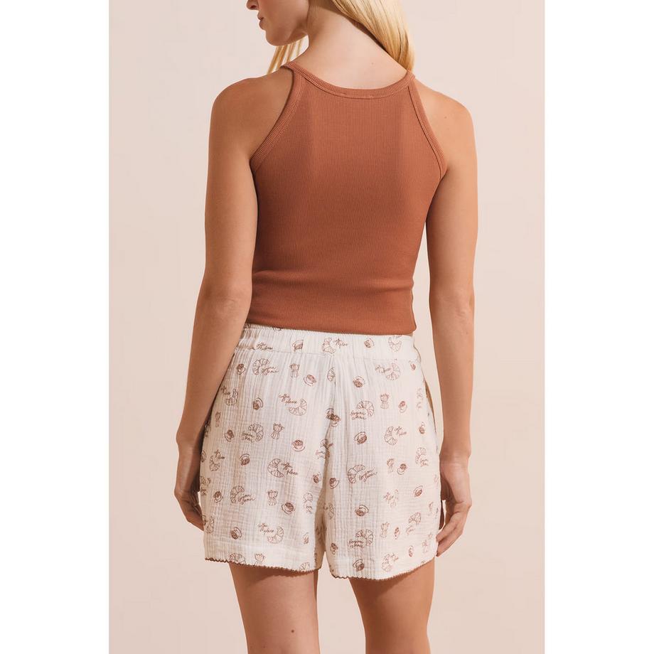 Etam BISCUIT Bedruckte Shorty Shorts  