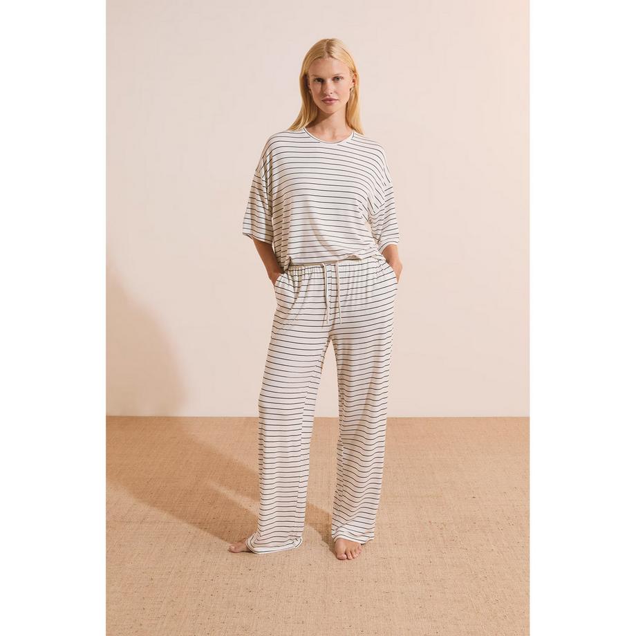 Etam Pantalon de pyjama avec cordon de serrage  