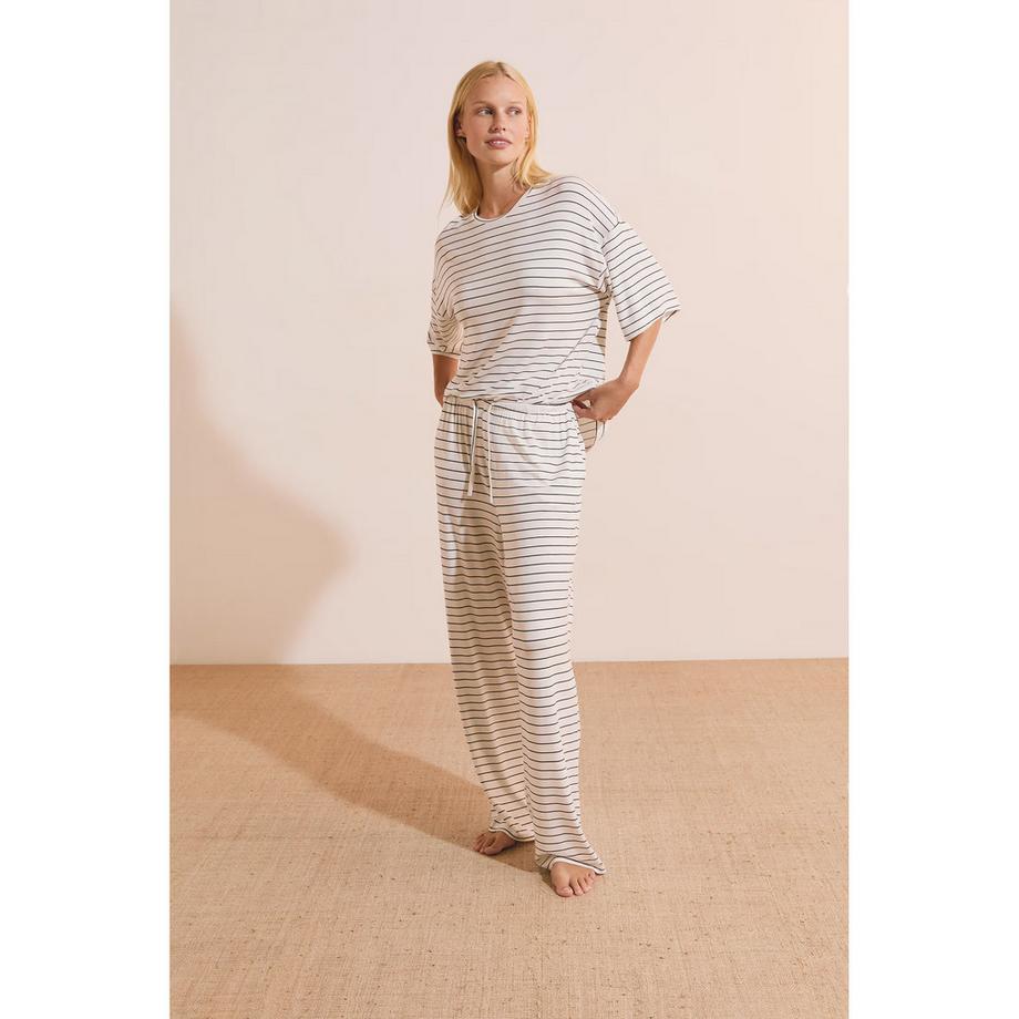 Etam Pantalon de pyjama avec cordon de serrage  