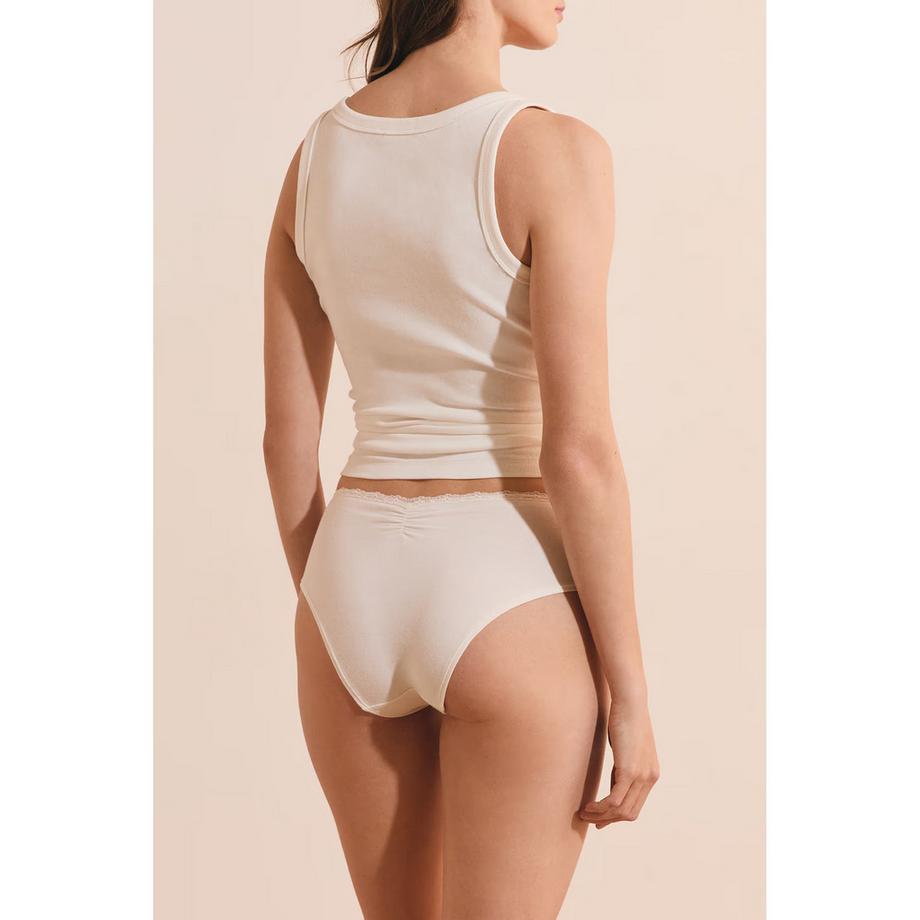 Etam LOLA Shorty avec Bordure en Dentelle  