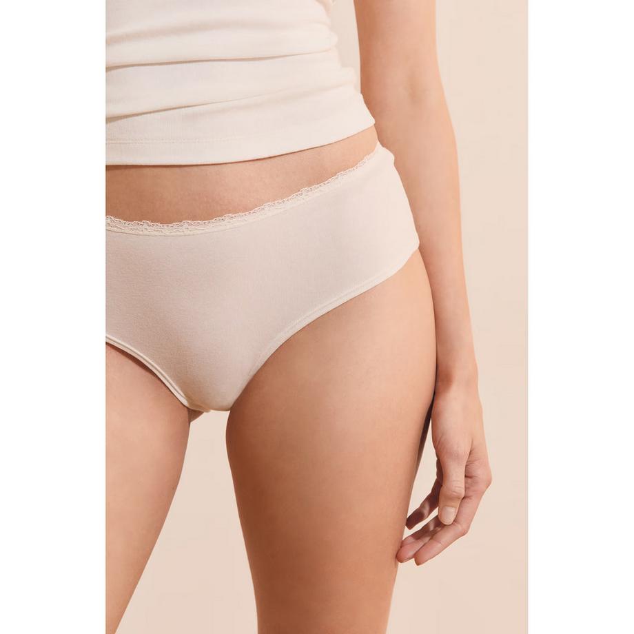 Etam LOLA Shorty avec Bordure en Dentelle  
