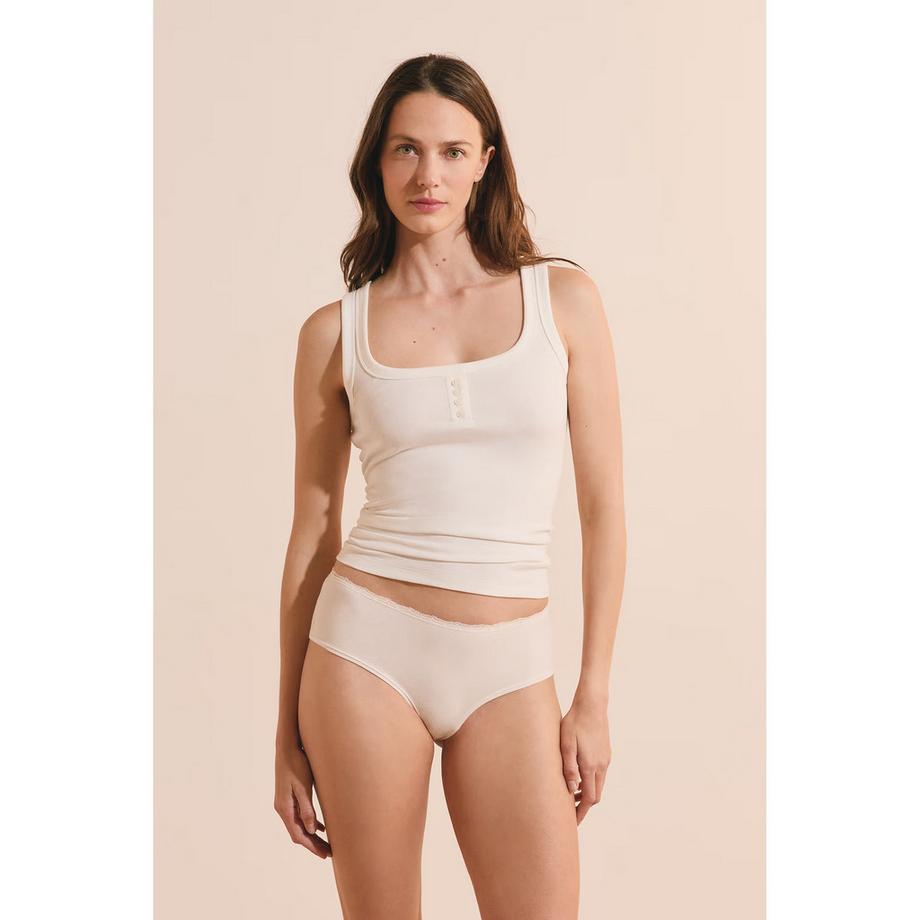 Etam LOLA Shorty avec Bordure en Dentelle  