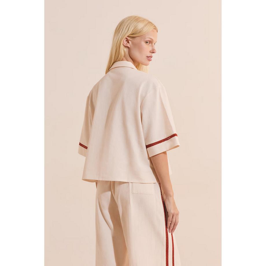 Etam Marine Modern Fit Langarmhemd  