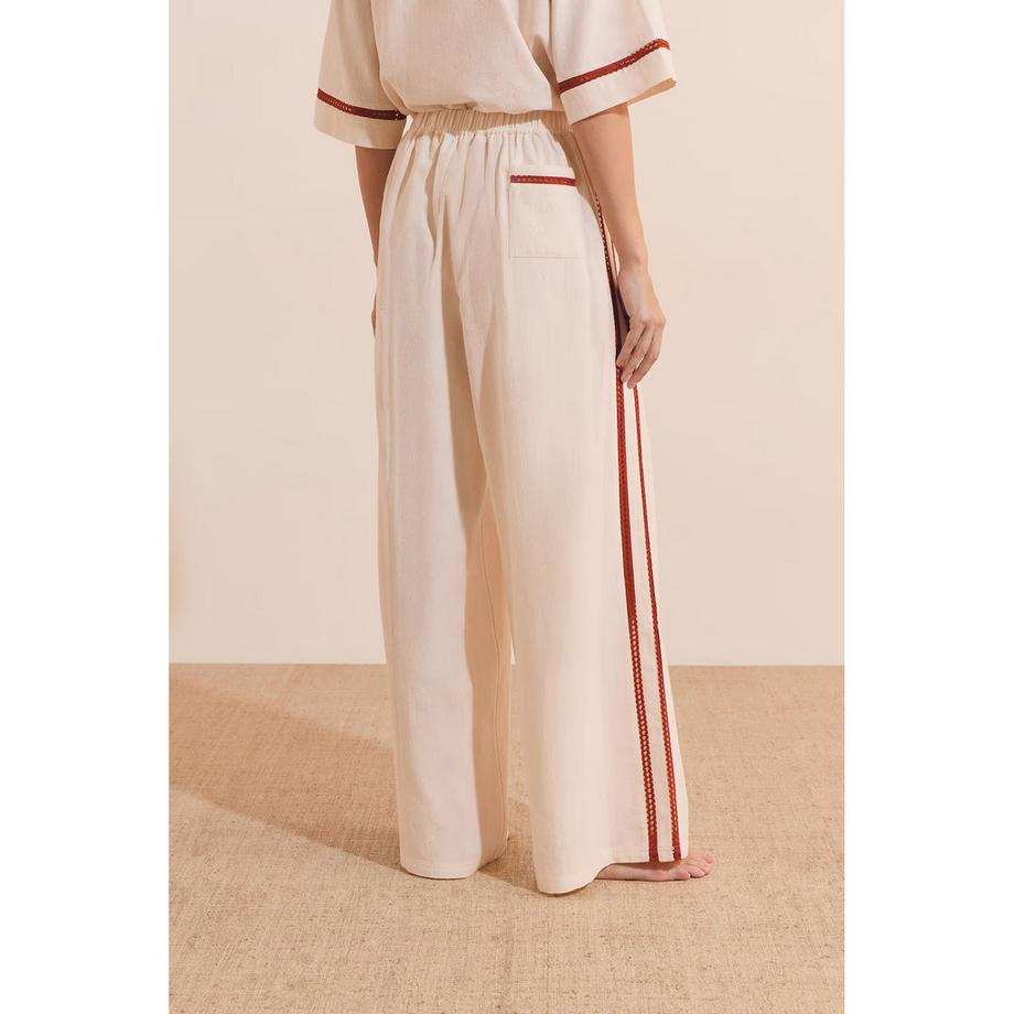 Etam Marine Weit geschnittene Hose  