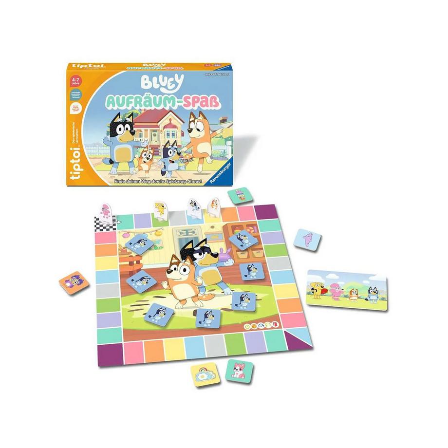 Ravensburger  tiptoi Bluey Aufräum-Spass, allemand 