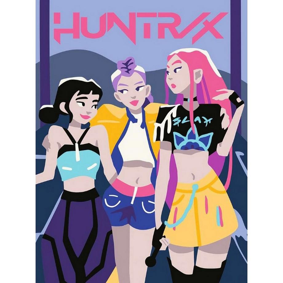 Ravensburger  CreArt K-Pop Demon Hunters – HUNTR/X 