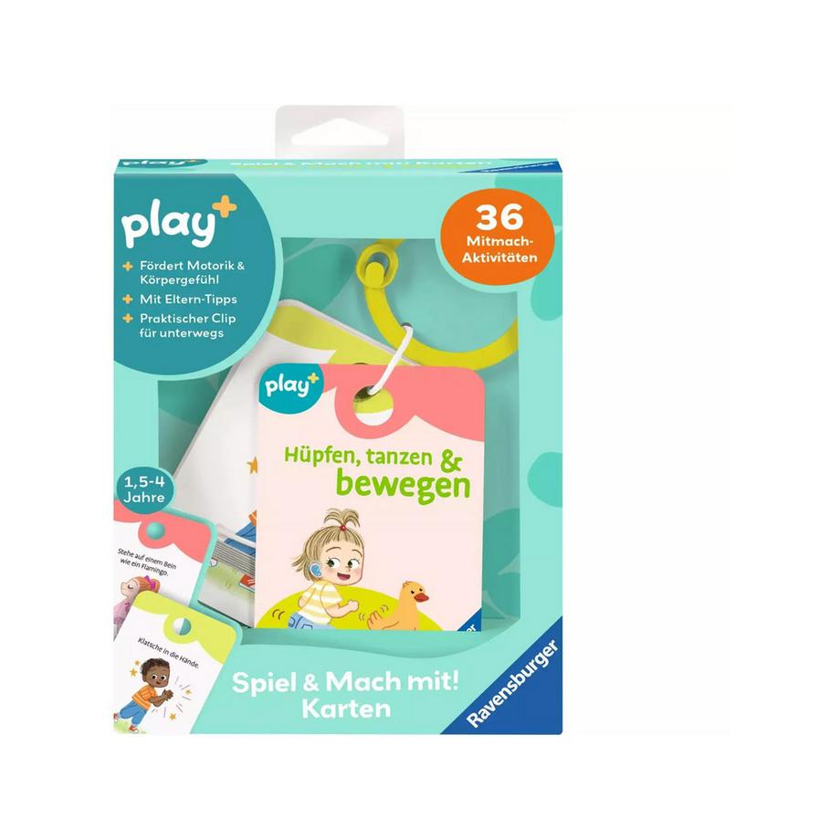Spiel und Mach mit! Karten: Hüpfen, tanzen & bewegen, tedesco