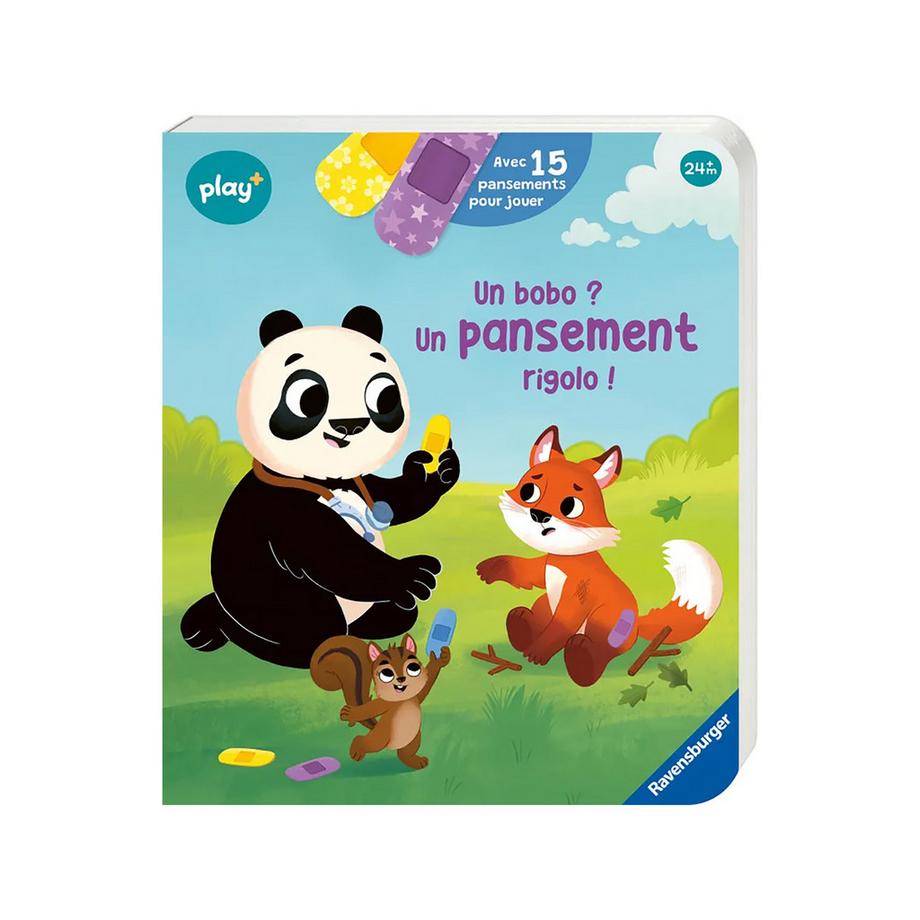Un bobo ? Un pansement rigolo ! – Mon livre à jouer