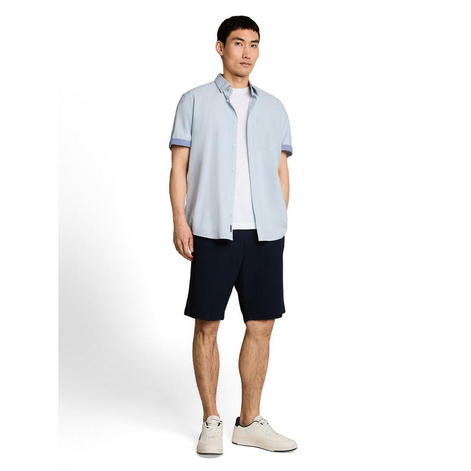 TOM TAILOR Chemise Boutonnée à Manches Courtes  