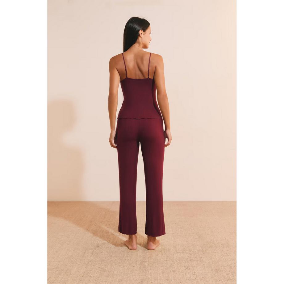 Etam Set pigiama con bordo in pizzo  