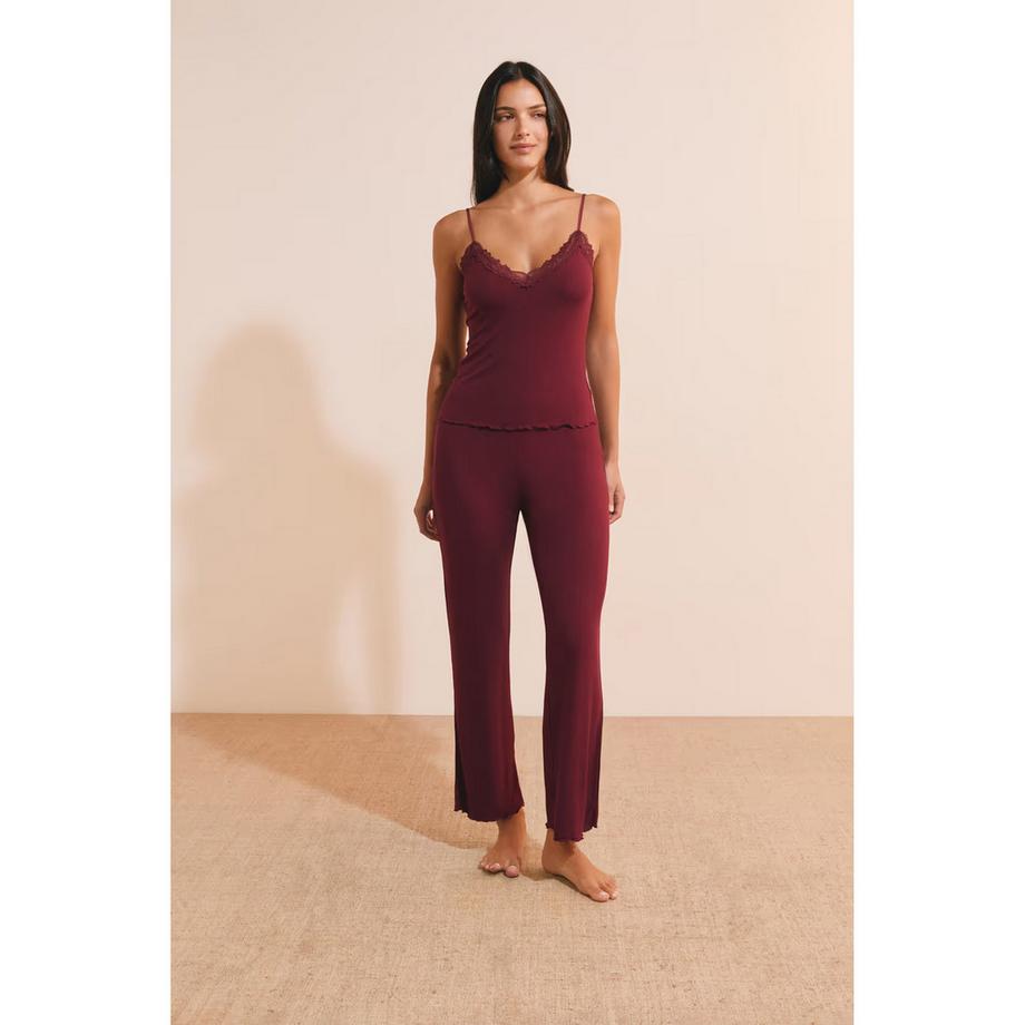 Etam Set pigiama con bordo in pizzo  