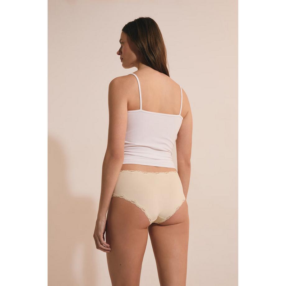 Etam Shorty Slip Imprimé Léopard  