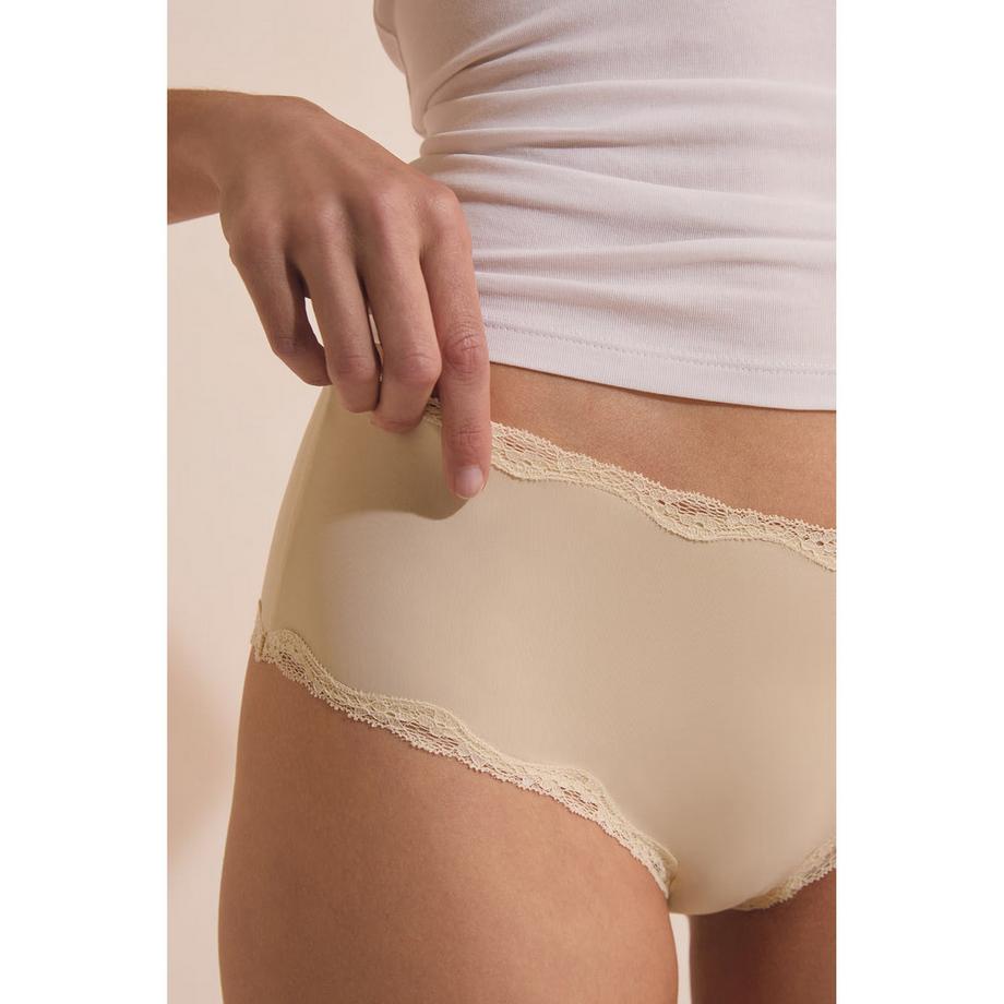 Etam Shorty Slip Imprimé Léopard  