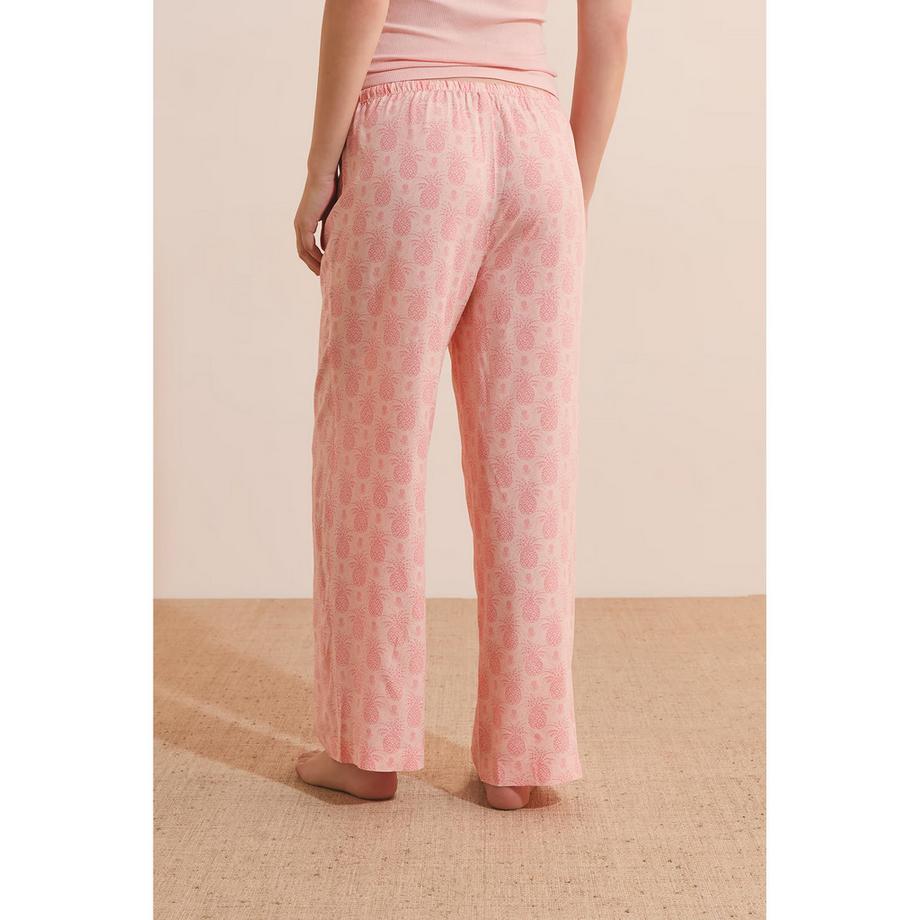 Etam SOLARIS Hose mit Palmenprint und weitem Bein  