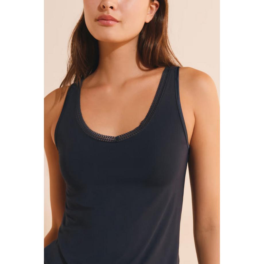 Etam Warme Up Lace Tank Top  