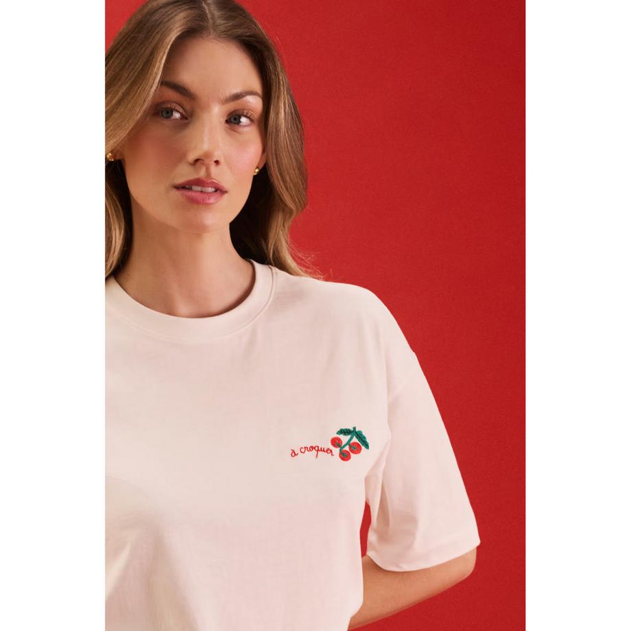Etam TOMATE T-shirt con stampa ciliegie  