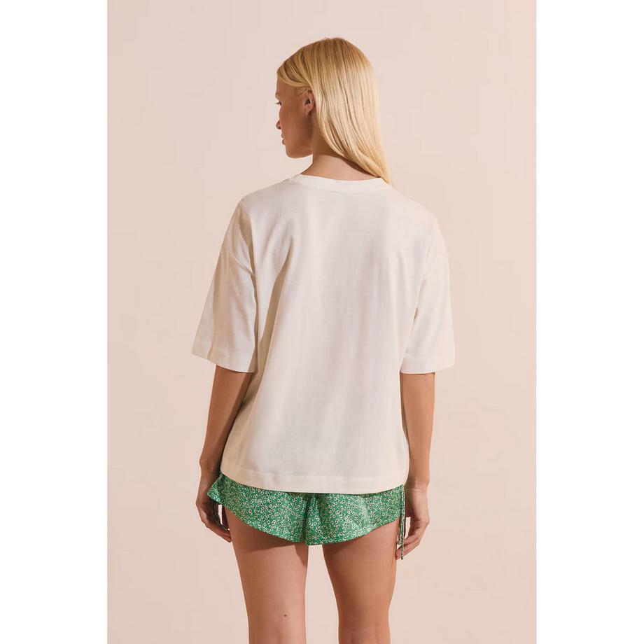 Etam TILIA T-shirt ricamata  
