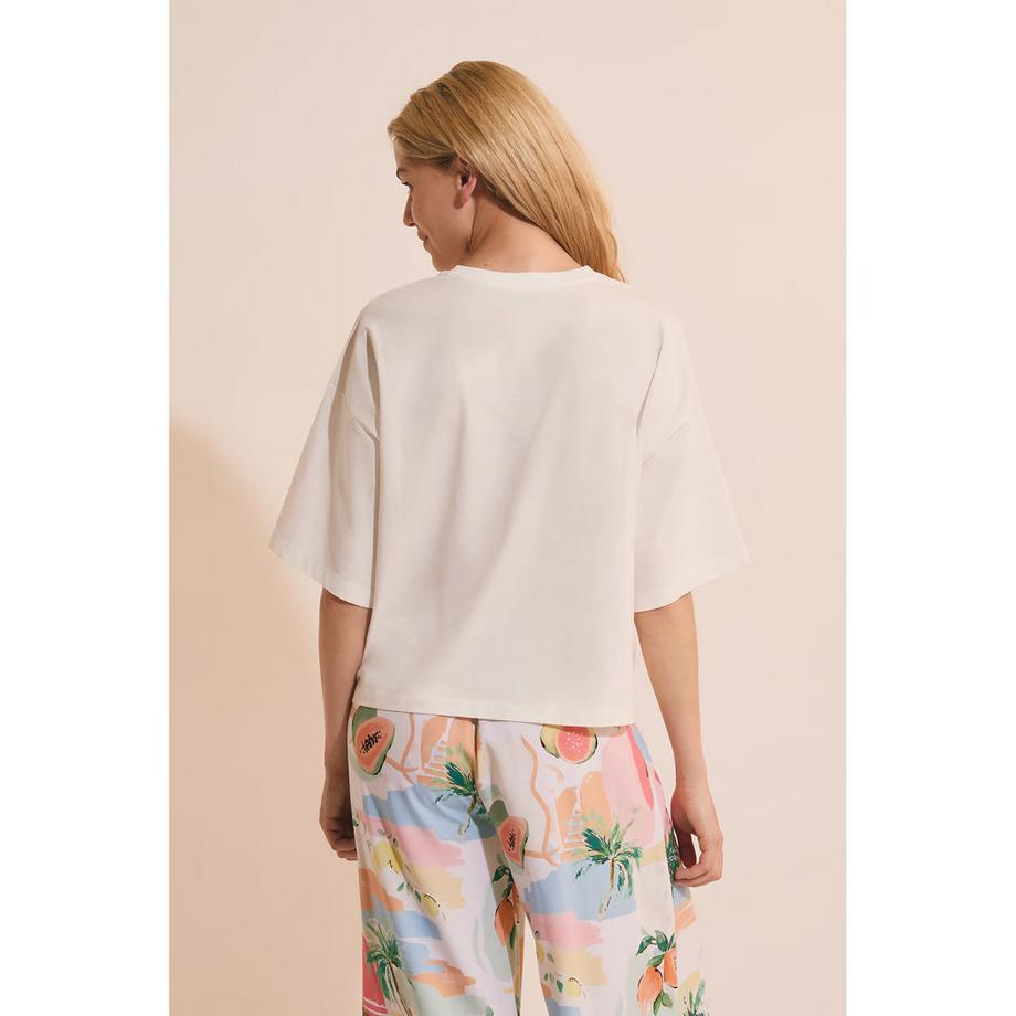 Etam SPIRA Bedrucktes Kurzarm T-Shirt  