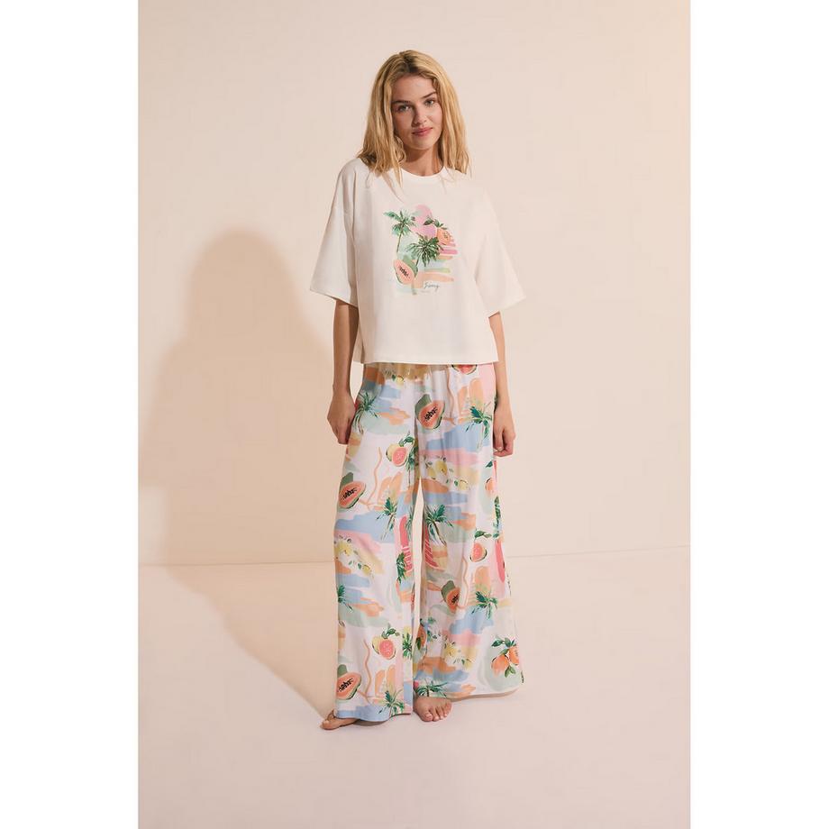 Etam SPIRA Bedrucktes Kurzarm T-Shirt  