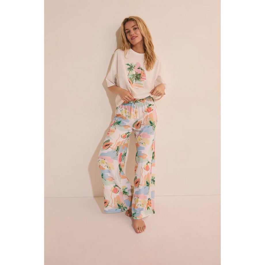 Etam SPIRA Bedrucktes Kurzarm T-Shirt  