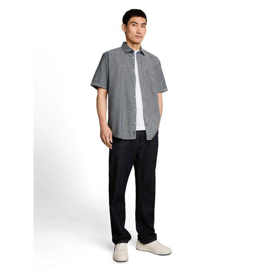 TOM TAILOR Chemise Boutonnée à Manches Courtes  