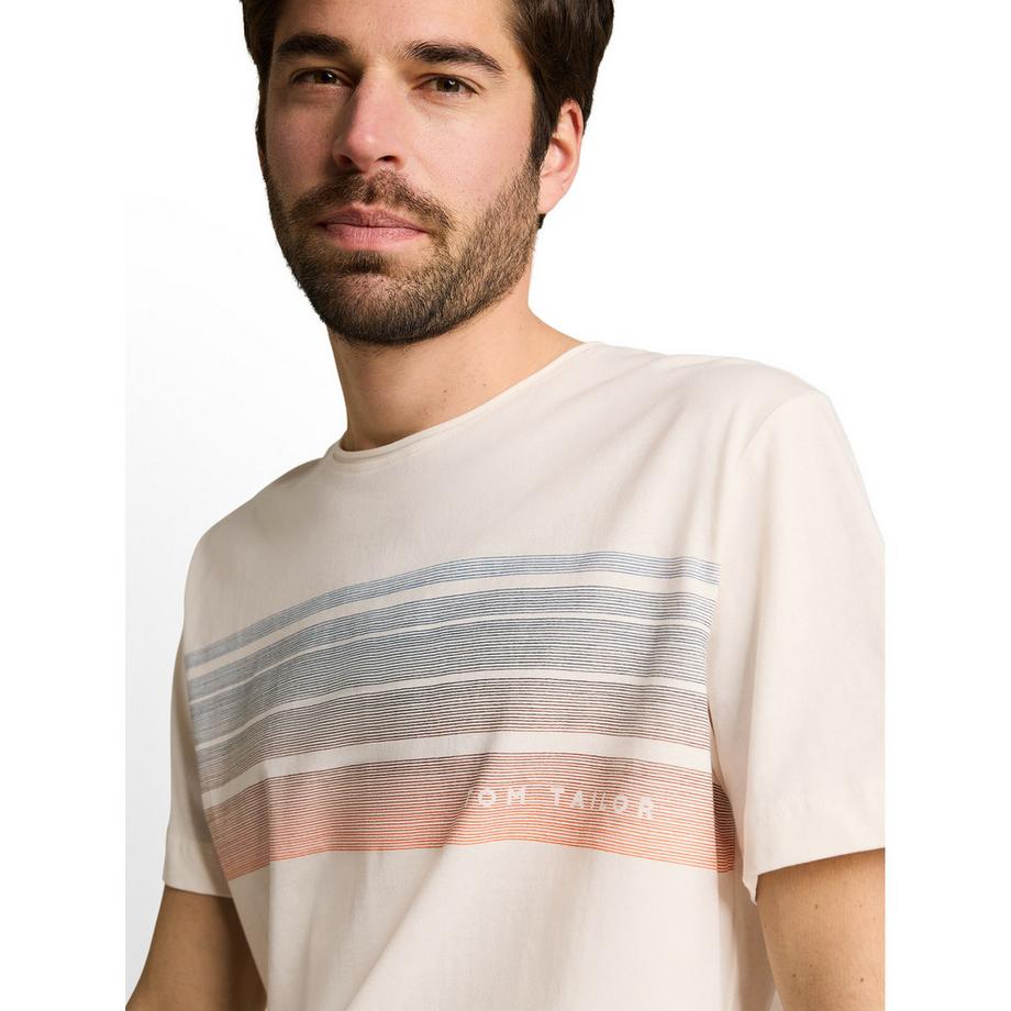 TOM TAILOR T-shirt a maniche corte a righe  