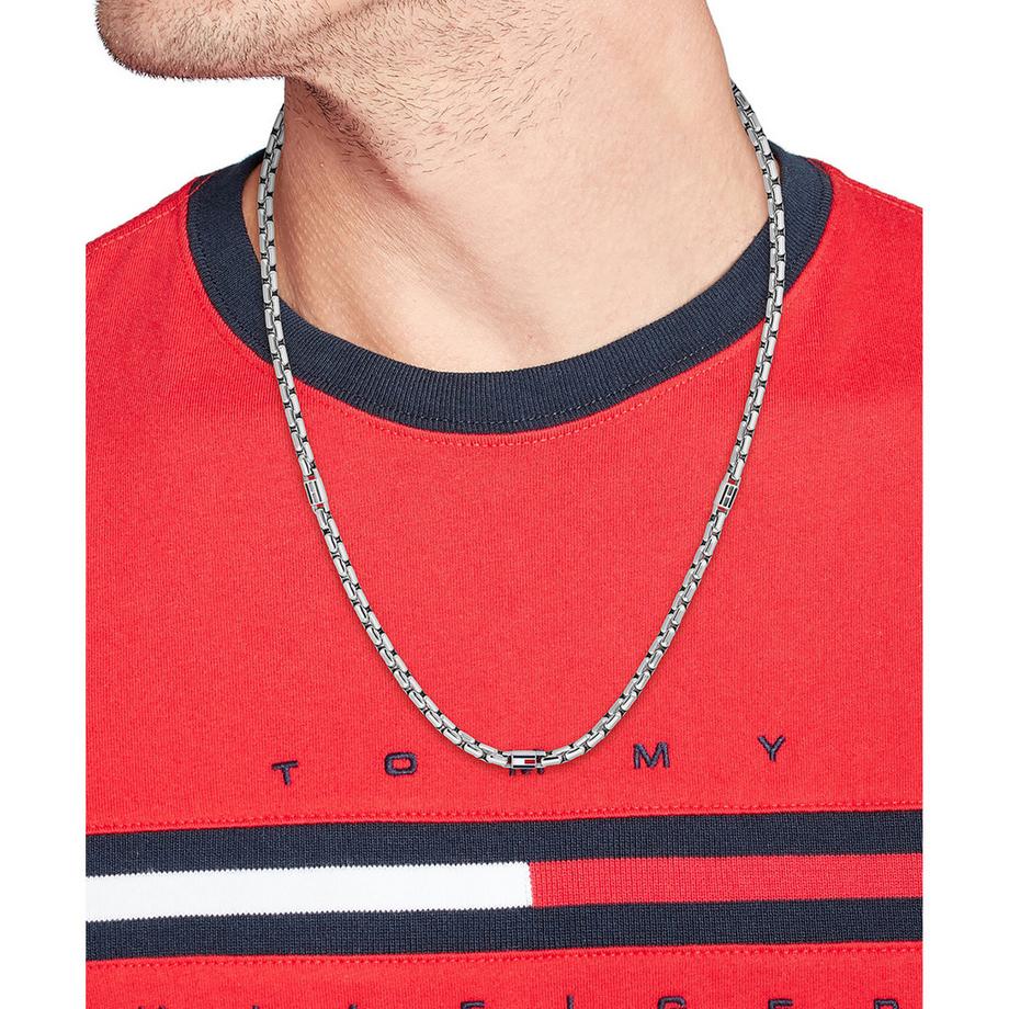 TOMMY HILFIGER 3D FLAG METAL Halskette 