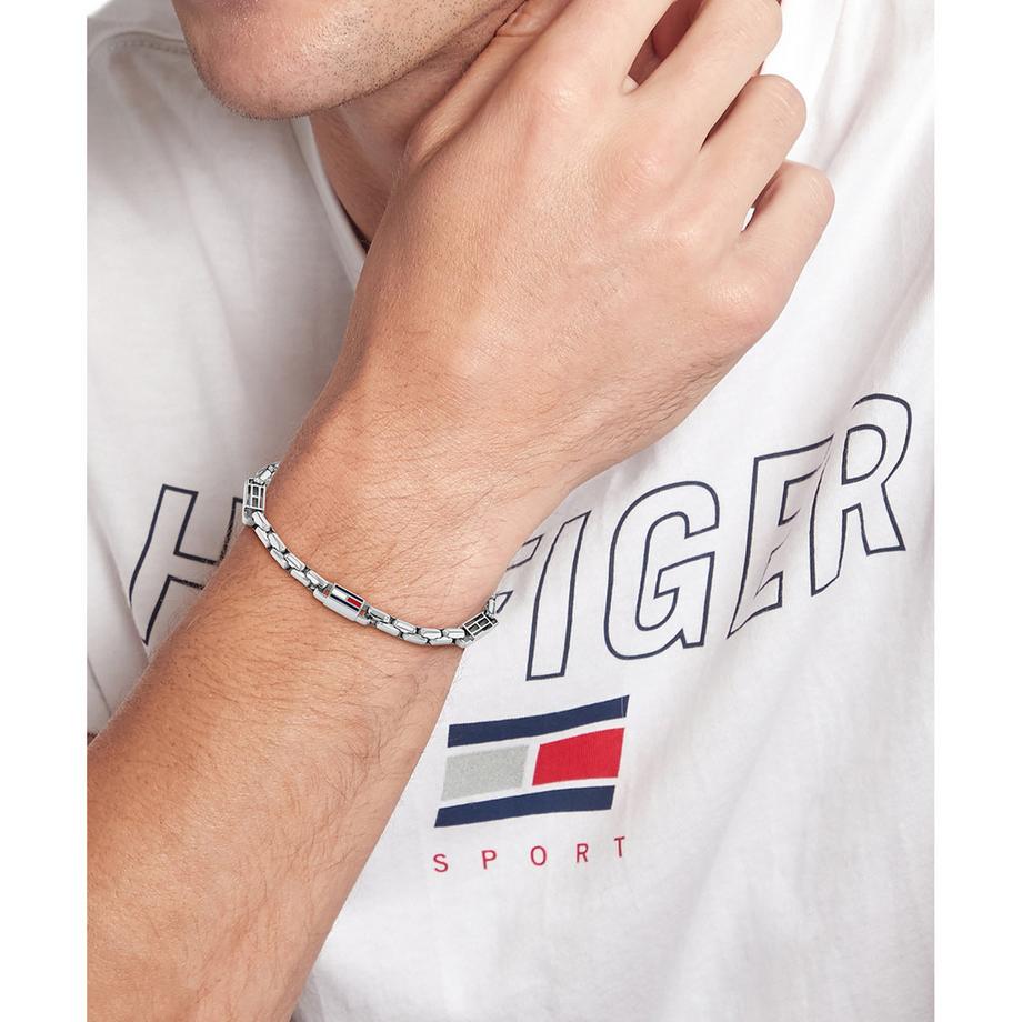 TOMMY HILFIGER 3D FLAG METAL Bracelet chaînette 