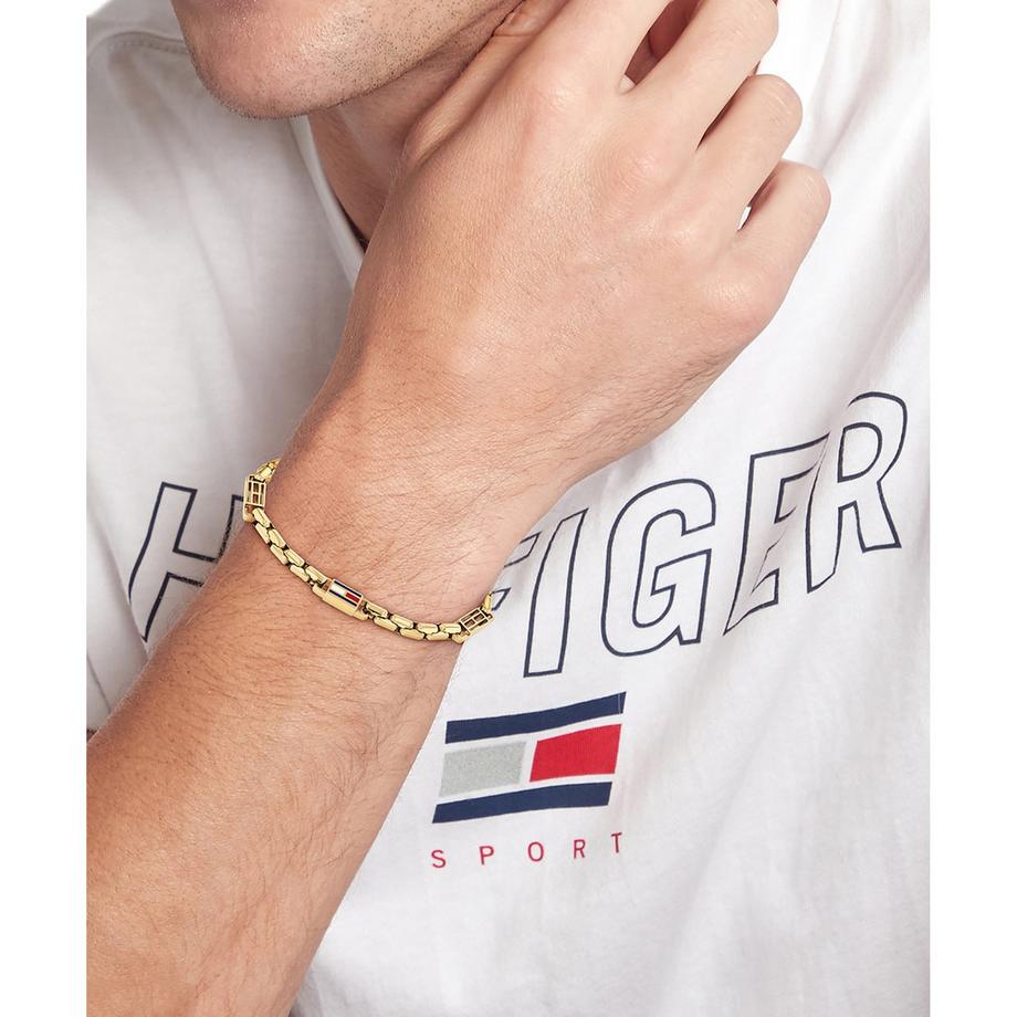 TOMMY HILFIGER 3D FLAG METAL Bracelet chaînette 