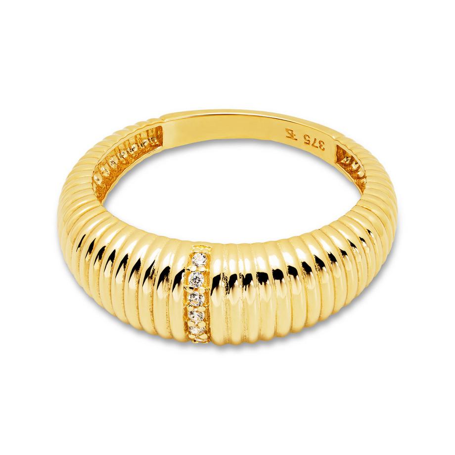 Collection N° 9  Bague avec zirconia synth. 