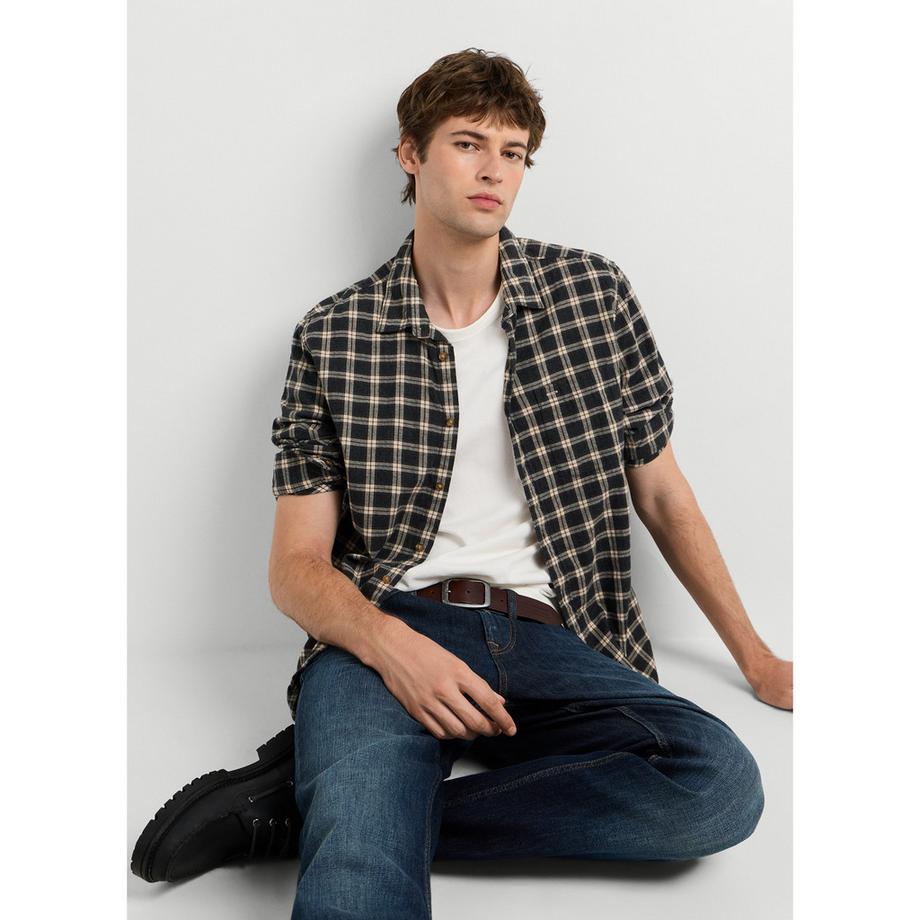 Pepe Jeans London Chemise à carreaux à boutons  