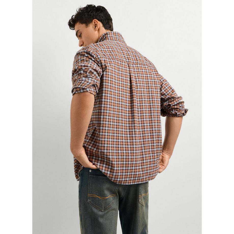Pepe Jeans London Chemise à carreaux à boutons  