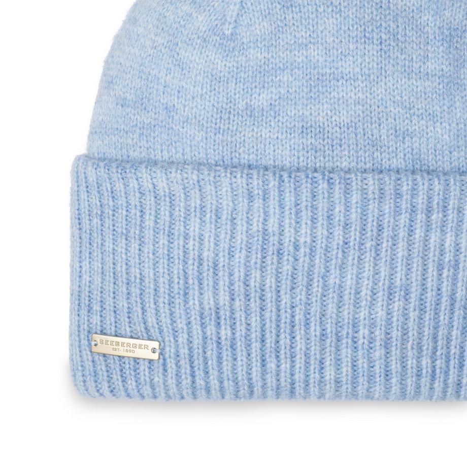 SEEBERGER Bonnet avec bord côtelé  