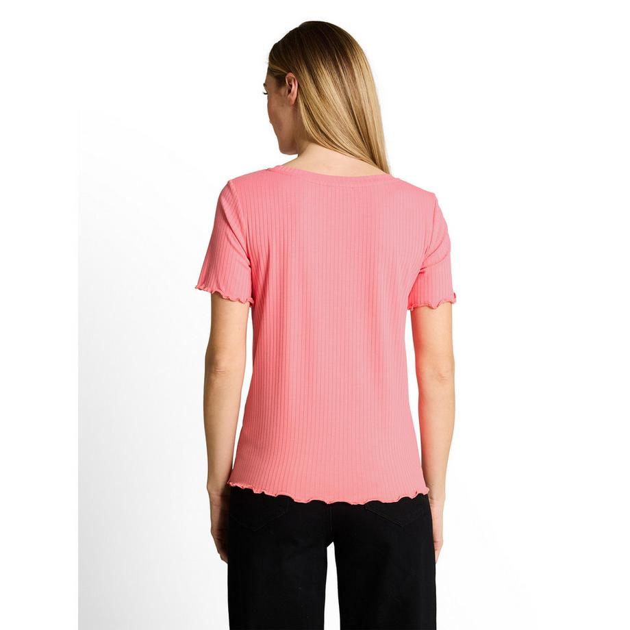 TOM TAILOR Geripptes Kurzarm T-Shirt  
