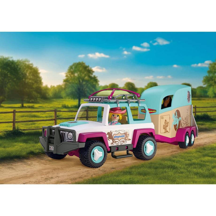 Playmobil  72129 Véhicule avec remorque 
