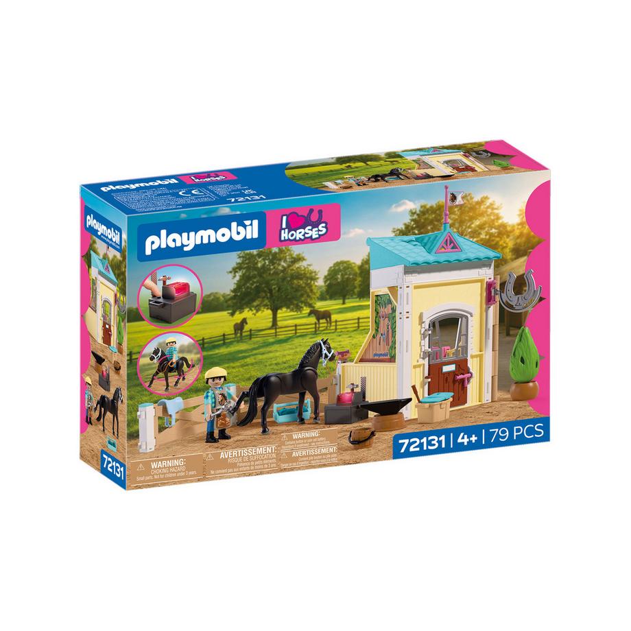 72131 Kleiner Stall mit Hufschmied