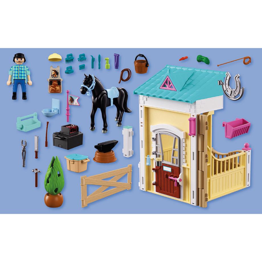 Playmobil  72131 Kleiner Stall mit Hufschmied 