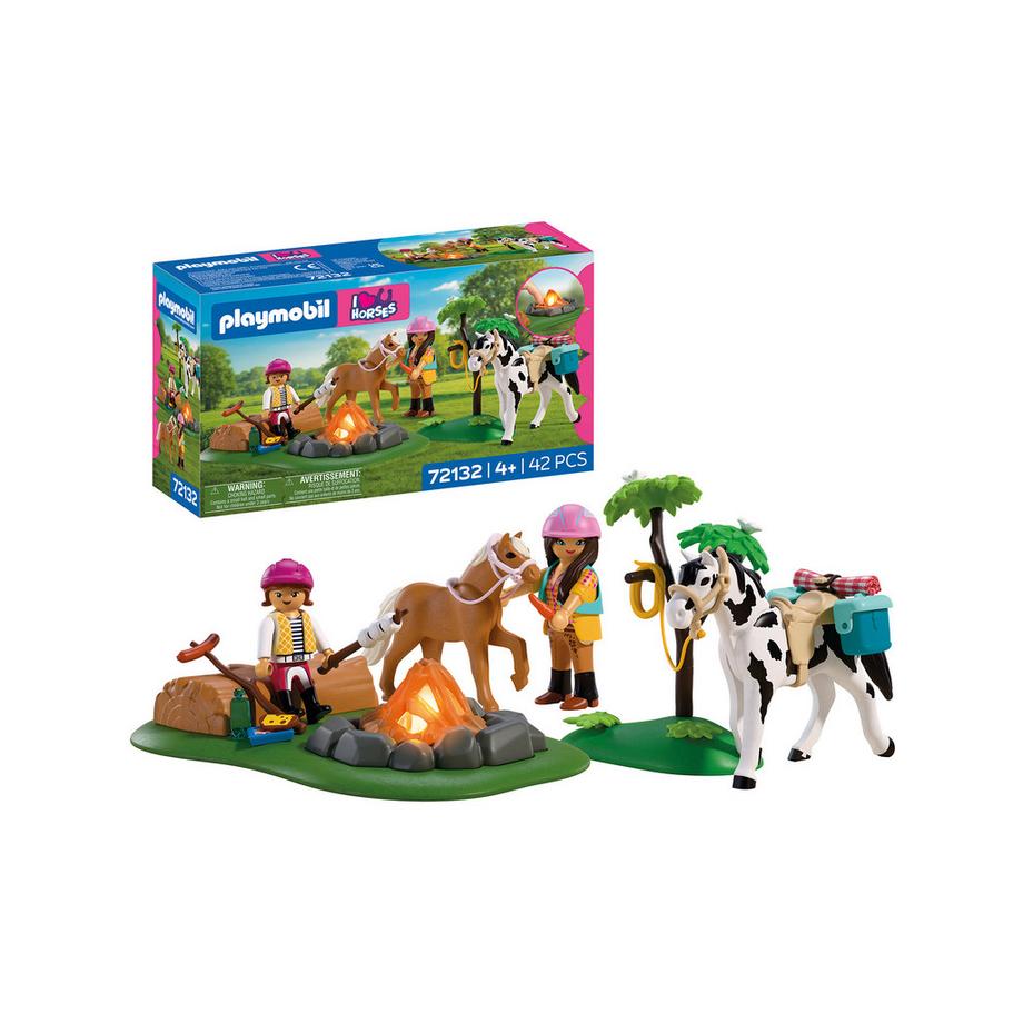 Playmobil  72132 Balade à cheval avec feu de camp 