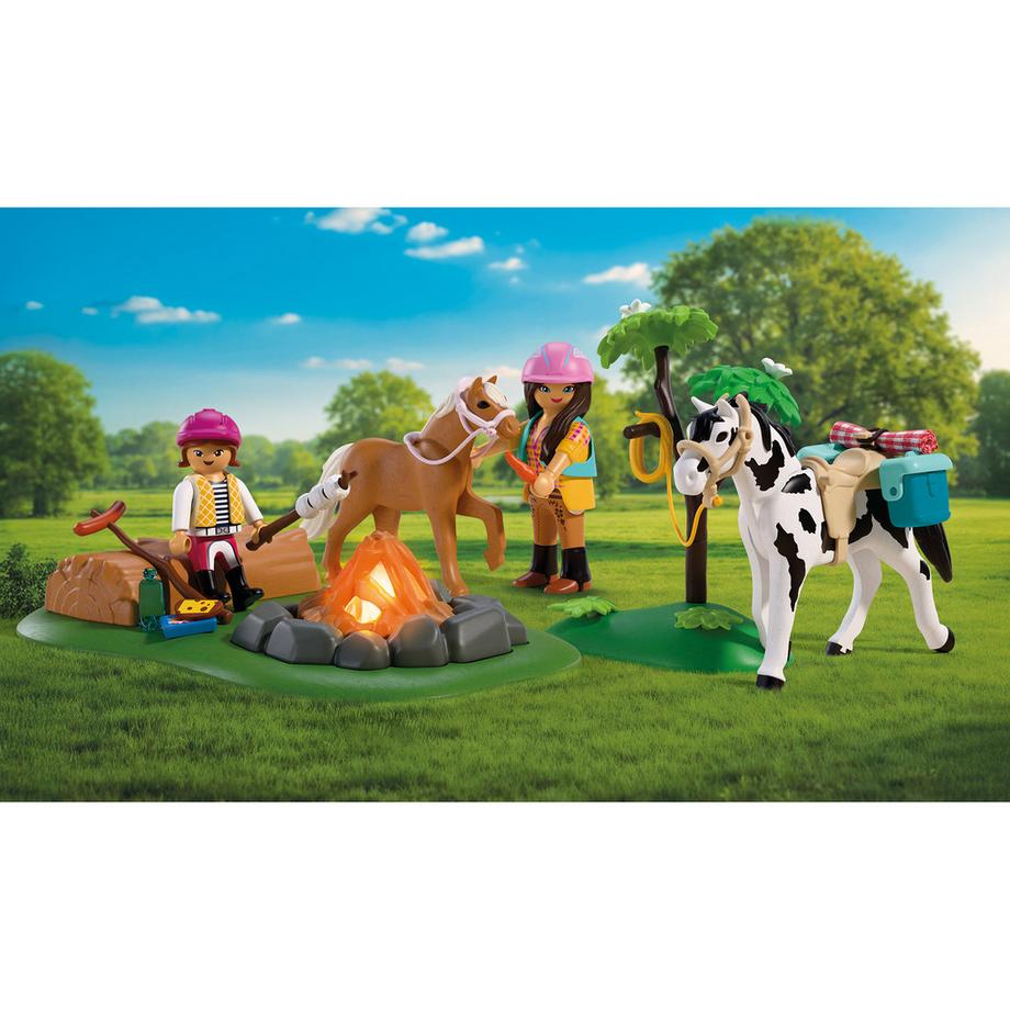 Playmobil  72132 Balade à cheval avec feu de camp 