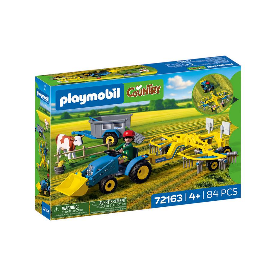 72163 Piccolo trattore con voltafieno